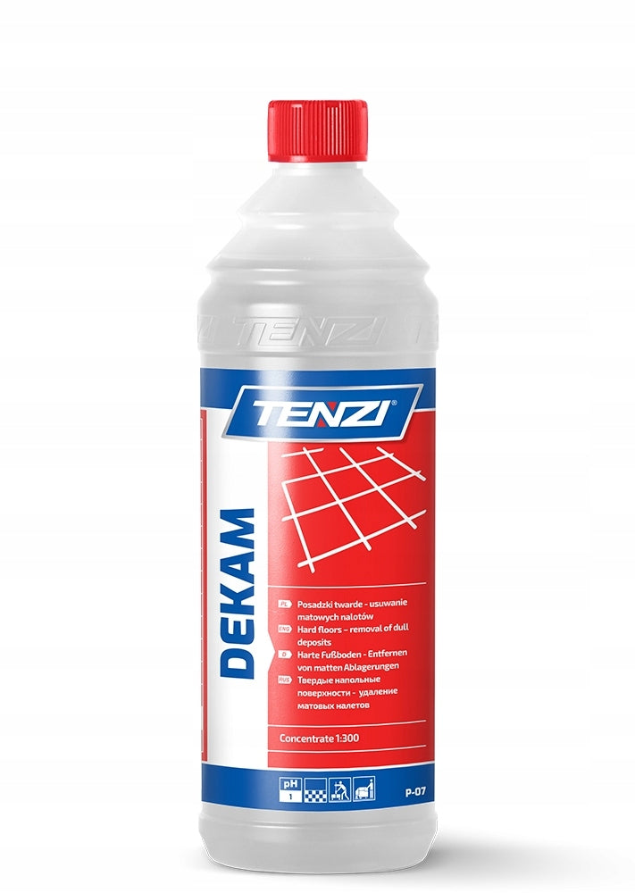 TENZI DEKAM 1L FLUID FOR WASHING FLOORS AFTER RENOVATION Brand Tenzi