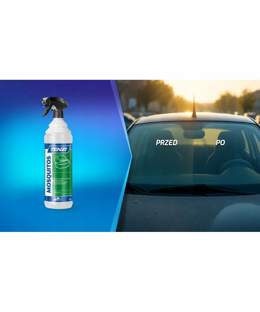 TENZI MOSQUITIS LIQUID FOR REMOVING INSECTS FROM CAR WINDOW PAINT 1L Packaging capacity 1000 ml