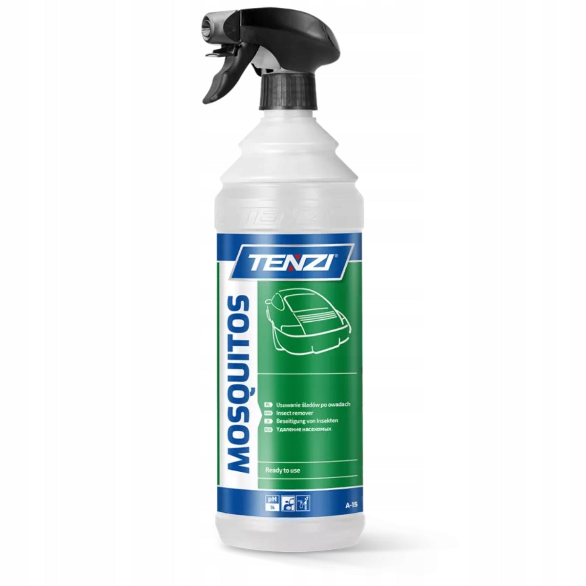 TENZI MOSQUITIS LIQUID FOR REMOVING INSECTS FROM CAR WINDOW PAINT 1L