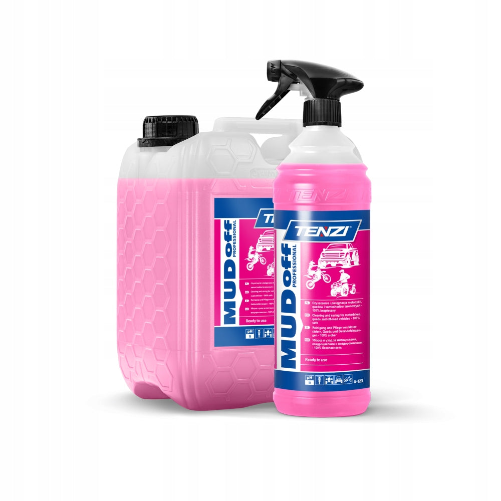 TENZI MUD OFF WASHING MUD BIKE MOTORCYCLE QUAD 5L Packaging capacity 5 ml
