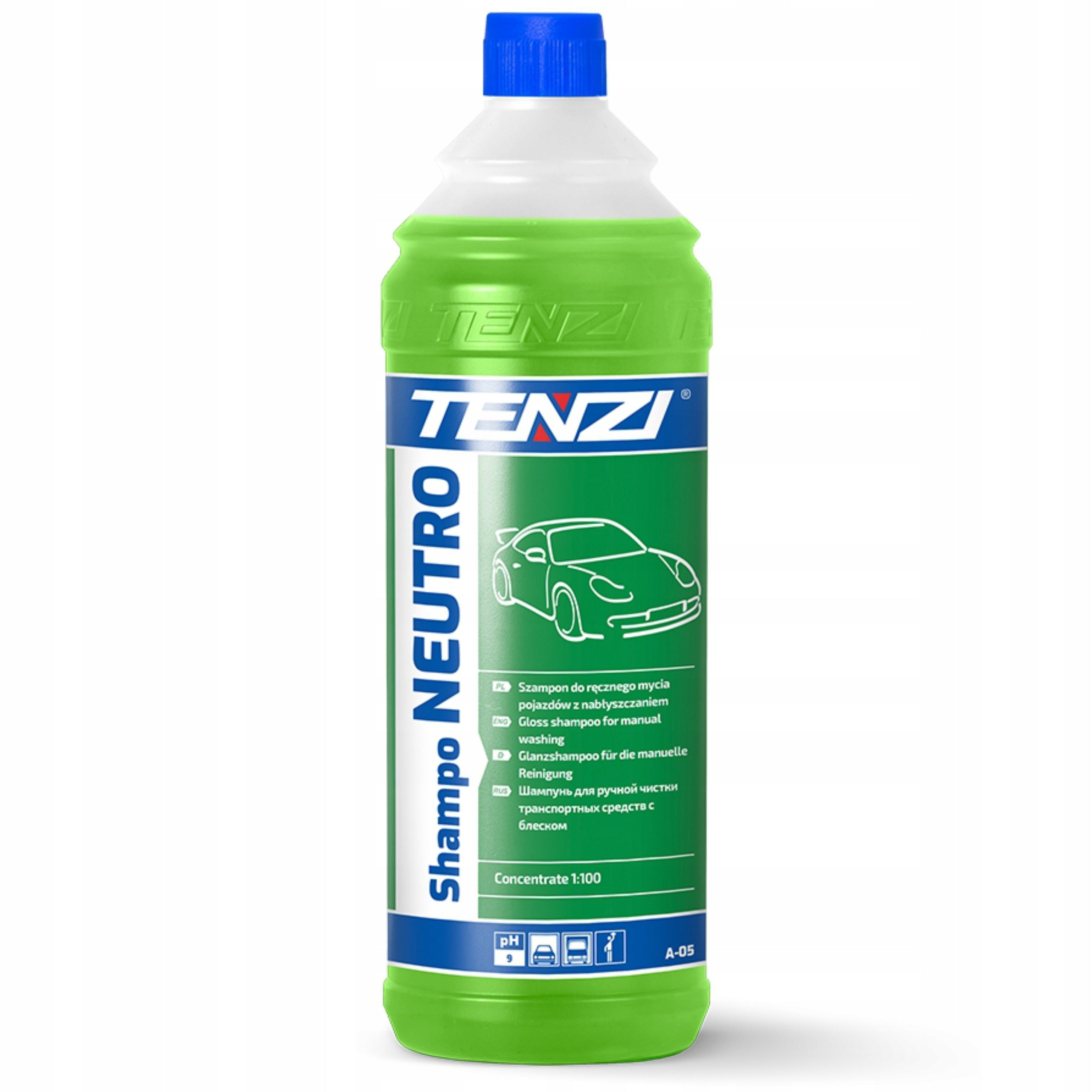 TENZI SHAMPO NEUTRO Shampoo for washing the car of all bodies 1L