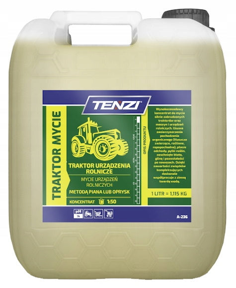 TENZI TRACTOR WASHING 5L FOAM FOR AGRICULTURAL MACHINERY