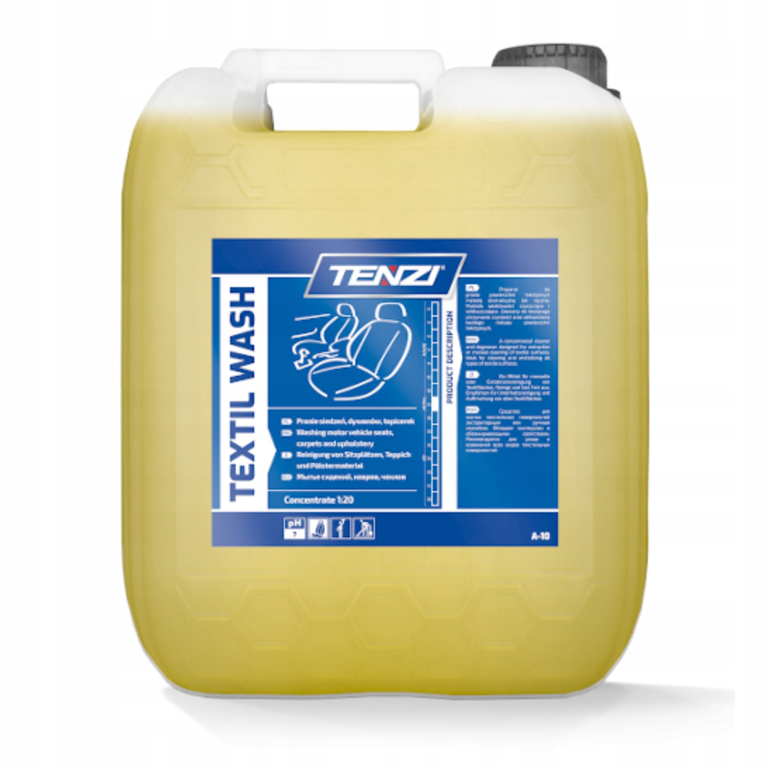 TENZI WASH CONCETRATE FOR WASHING CAR UPHOLSTERY SEAT MATS 5L