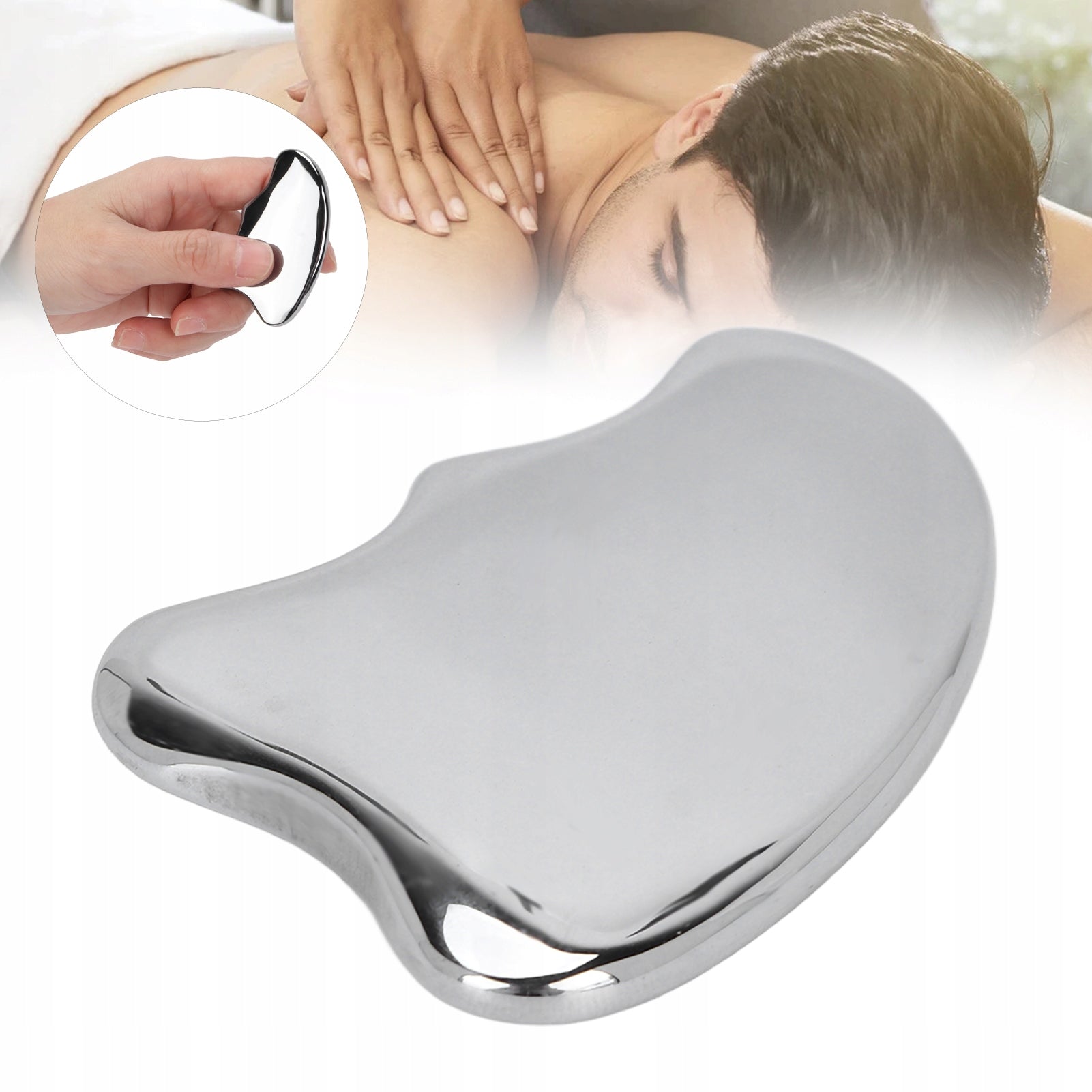 TERAHERTZ STONE GUA SHA FOR FACE MASSAGE TILE QUARTZ Packaging status original