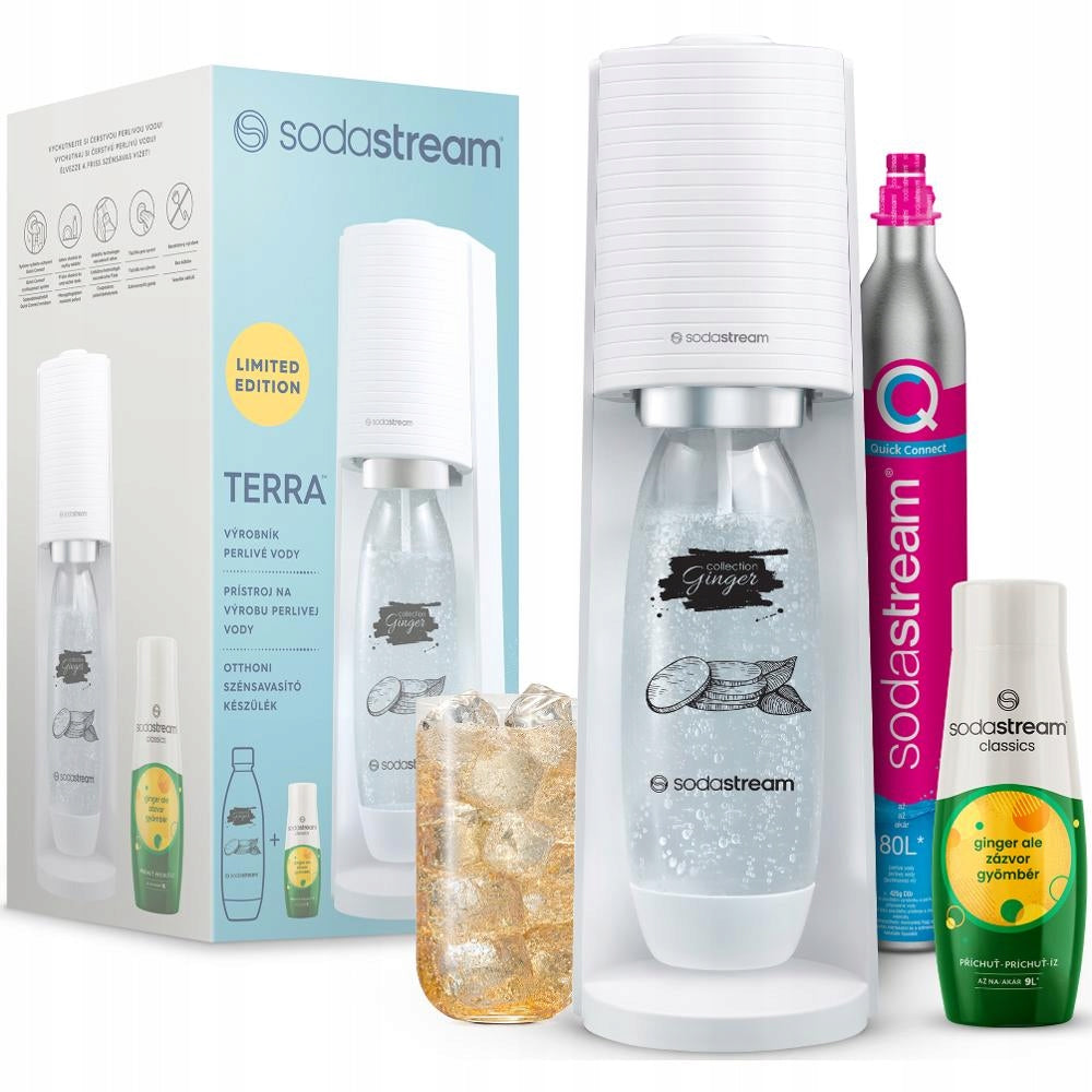 TERRA White Ginger Ale Mpack SODASTREAM Brand SodaStream