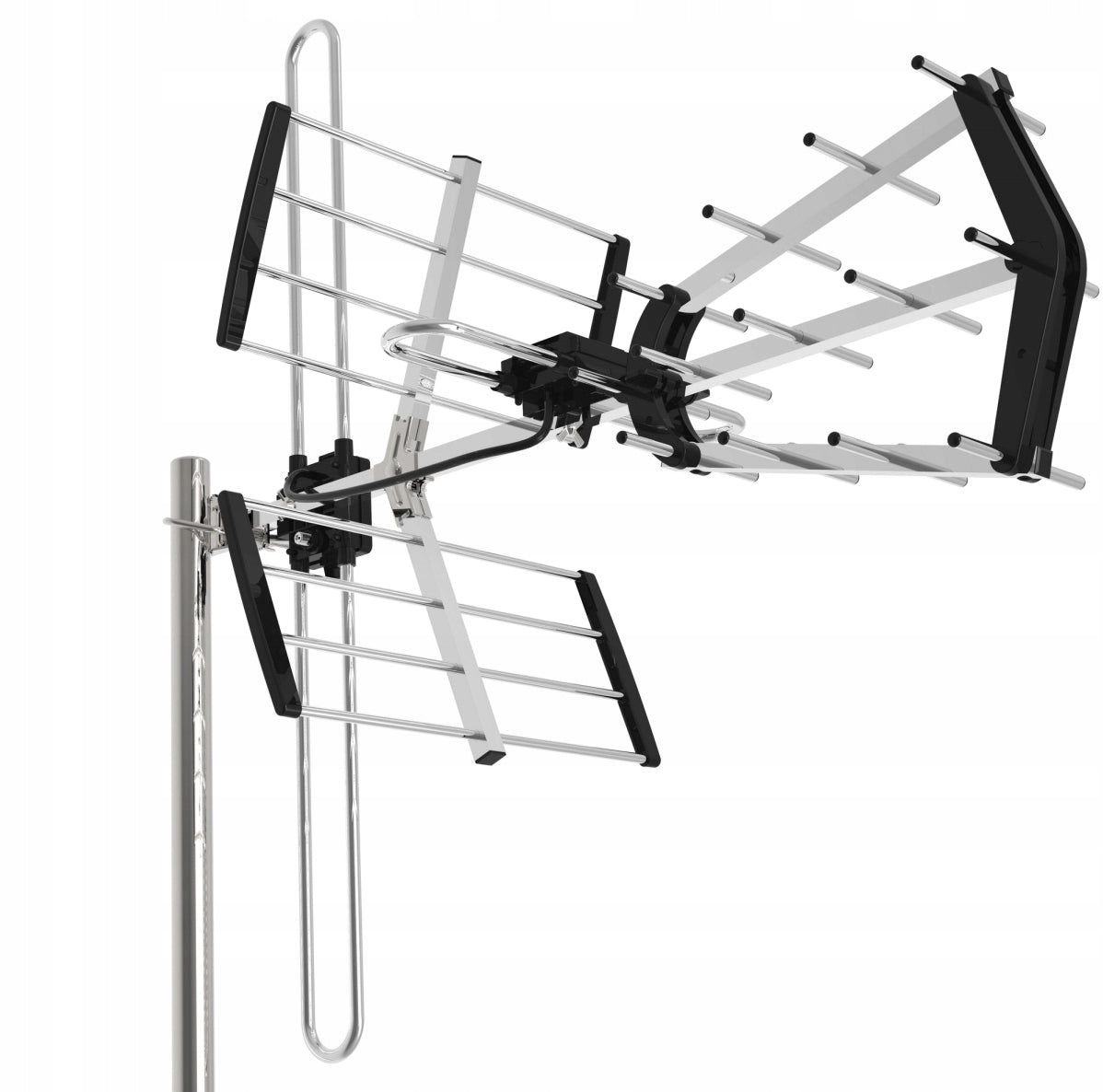 TERRESTRIAL TV DIRECTIONAL ANTENNA COMBO VHF UHF DVB-T2 4K LTE Filter