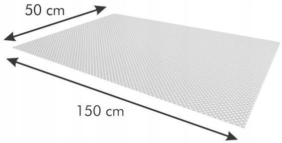 TESCOMA ANTI-SLIP MAT 150x50cm WHITE Kind mat