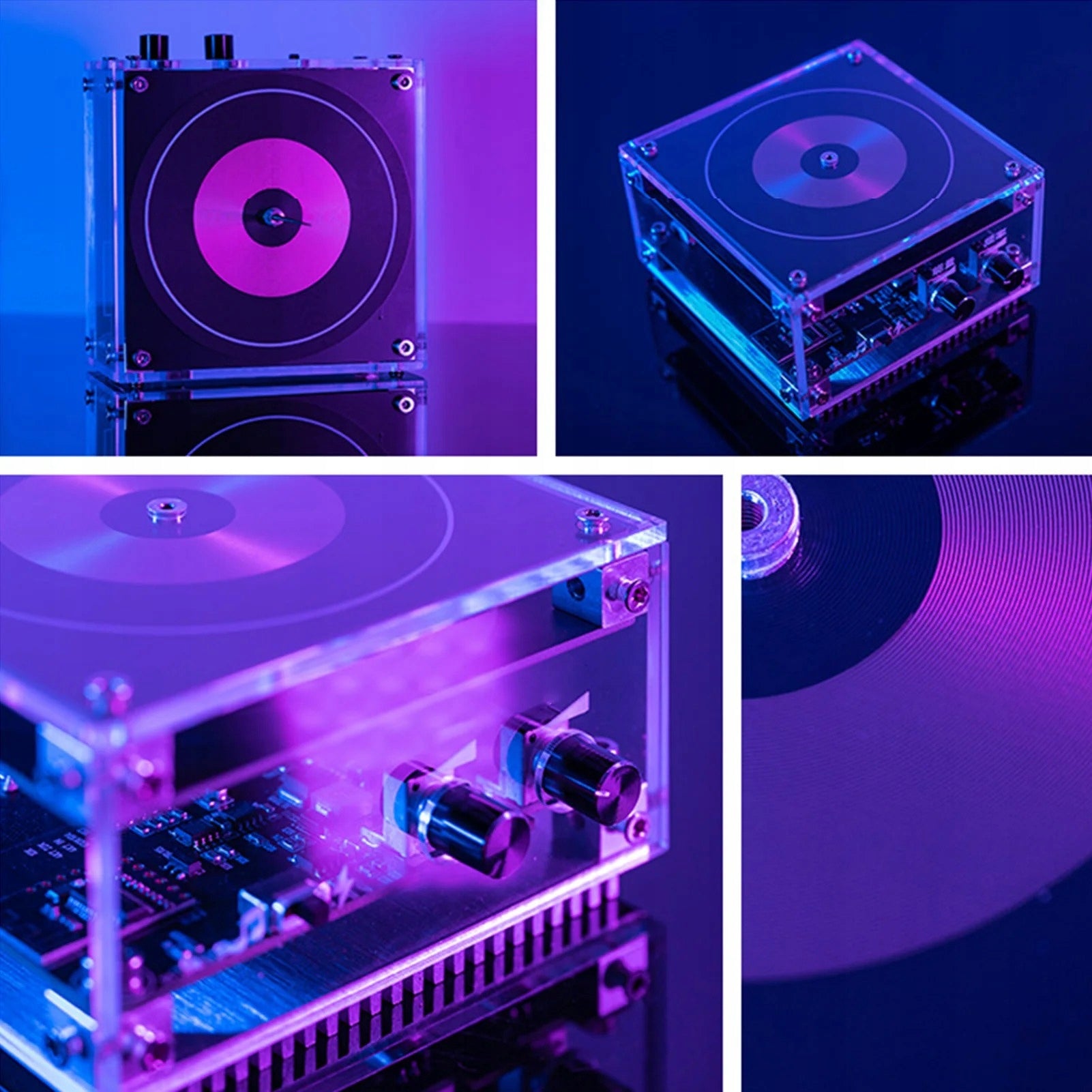 TESLA COIL, MUSIC SPEAKER, GENERATOR, TURNTABLE, TESLA, GIFT, 120 W Packaging status original