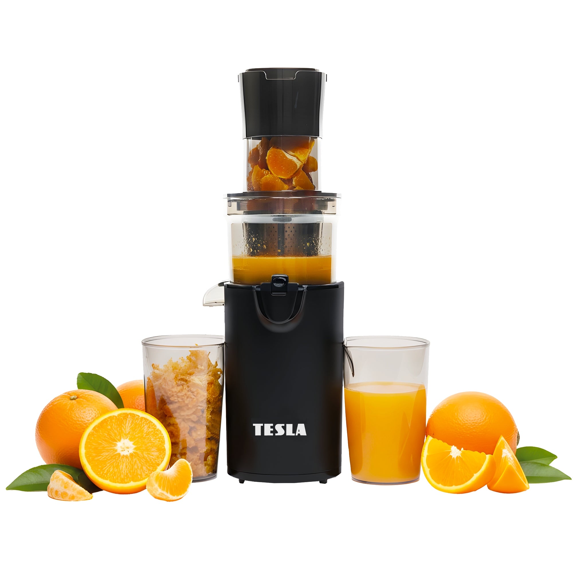 TESLA SlowJuicer SJ500 XL - slow-rotating screw juicer Manufacturer code TSLJSJ500XLBLK