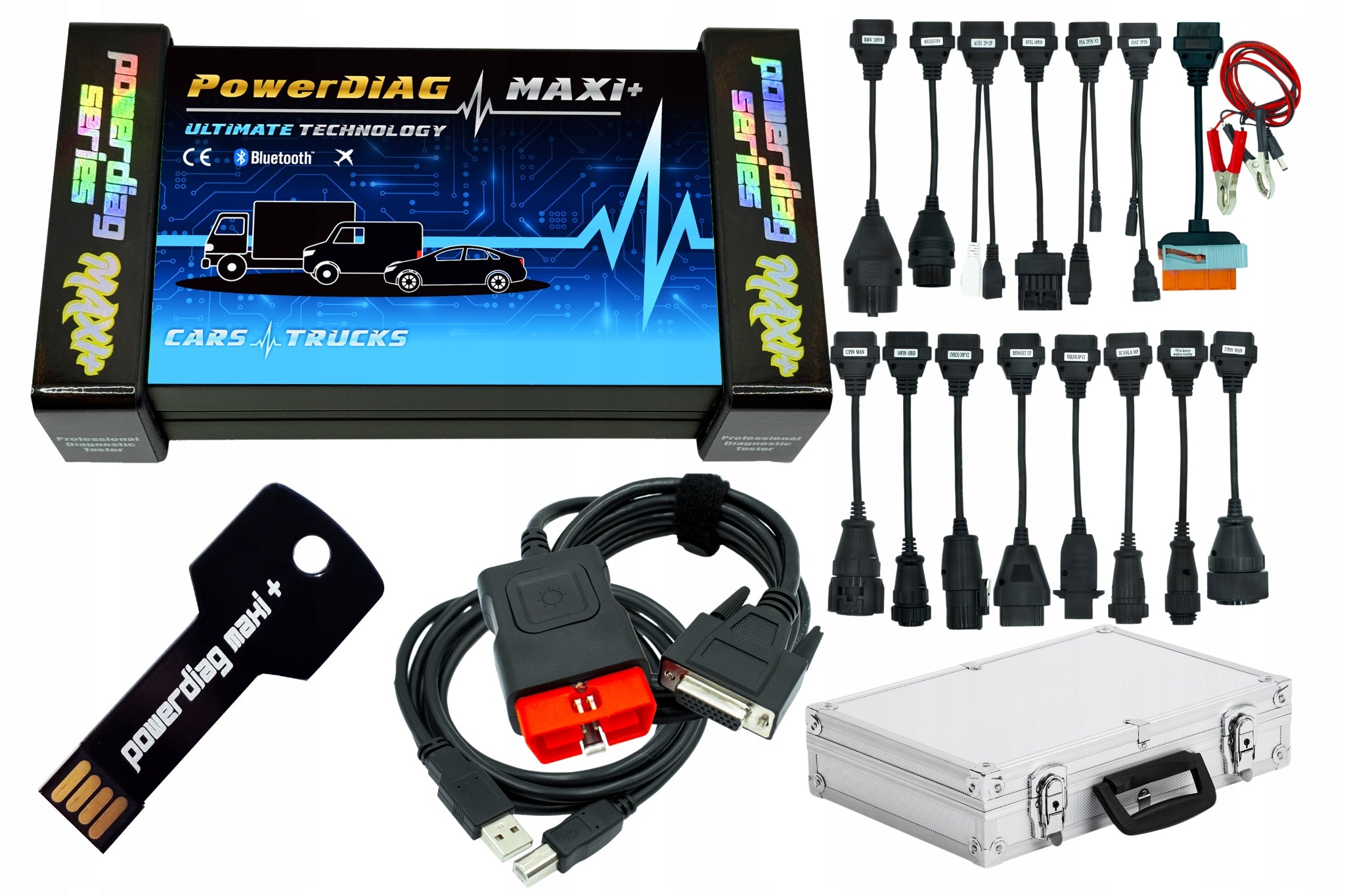 TESTER INTERFACE DIAGNOSTIC SCANNER POWERDIAG MAXI+ ULTIMATE TRUCK PL