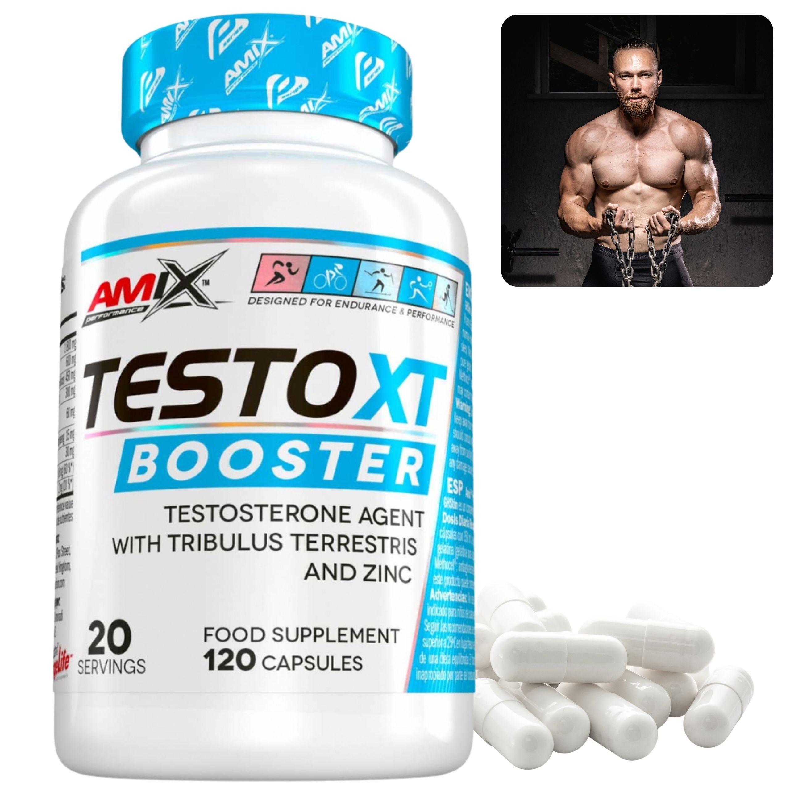 TESTOSTERONE BOOSTER Natural Tablets for libido potency muscle mass