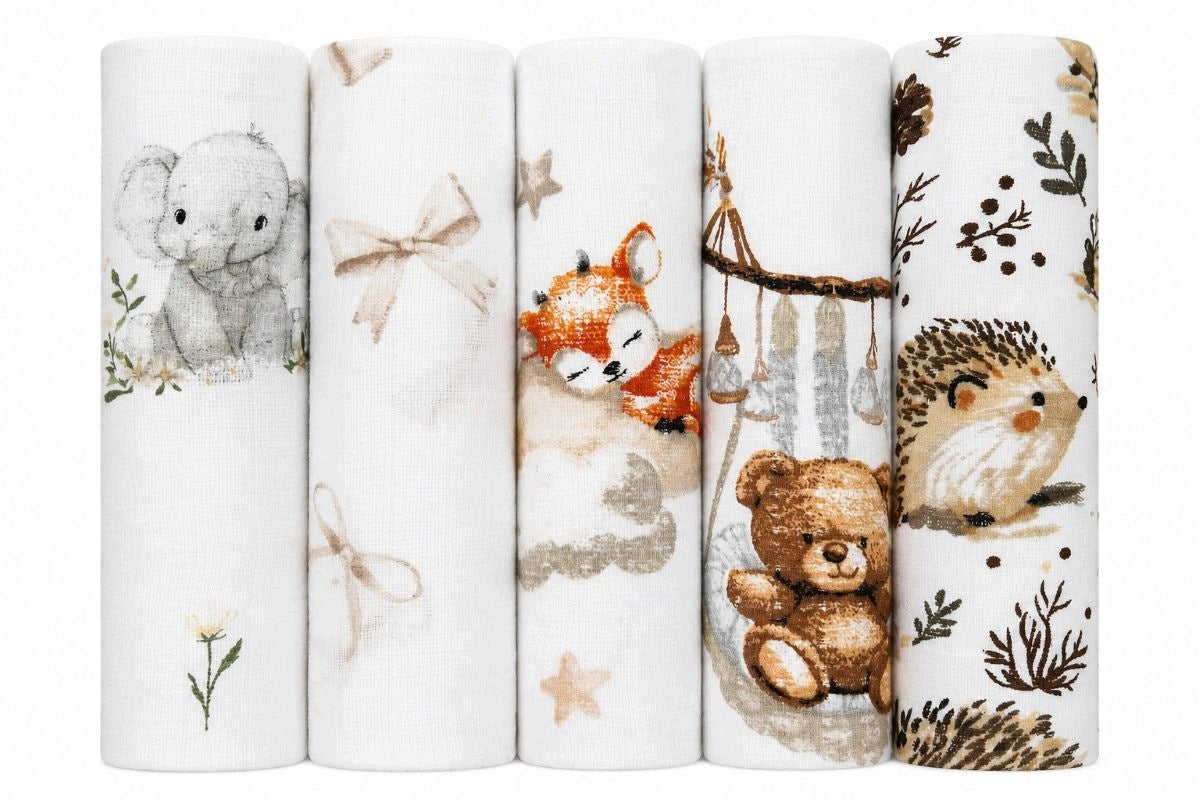 TETRA DIAPER COTTON DIAPERS SET OF 5 PREMIUM 70x80 - 2323