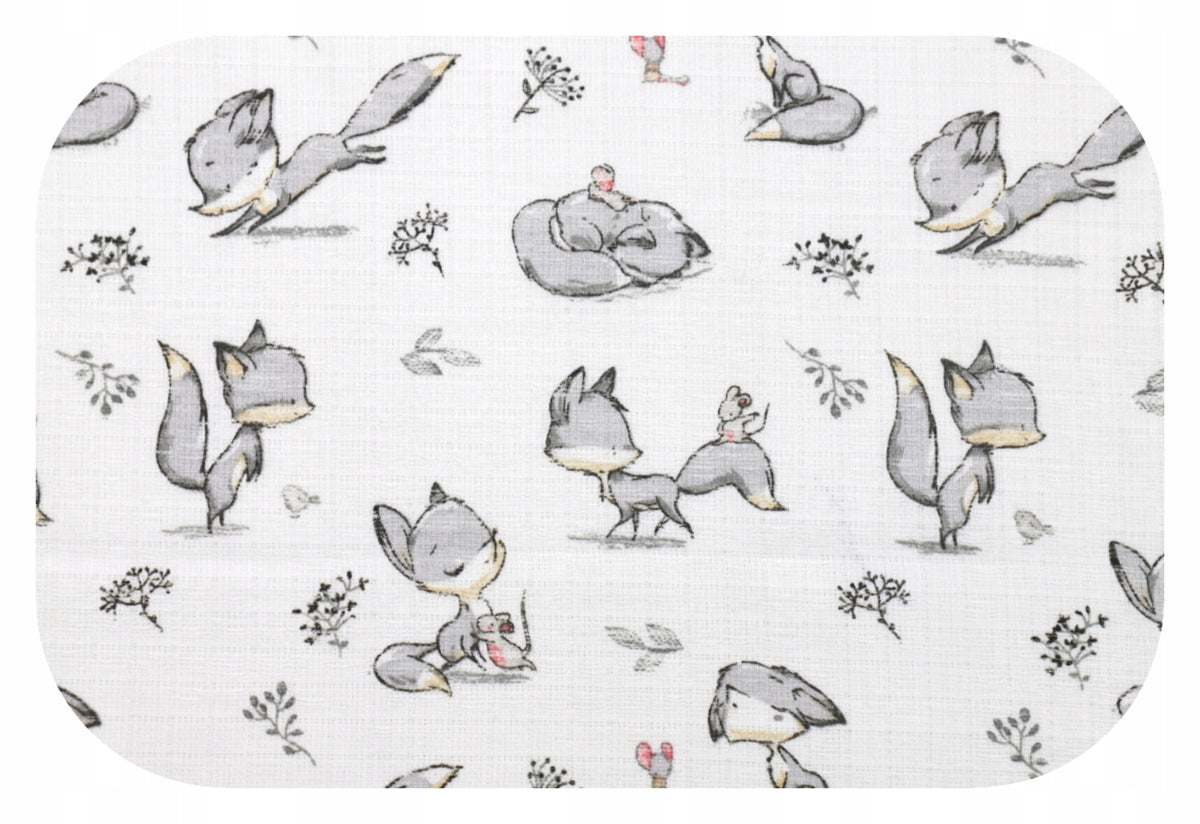 TETRA DIAPER FOX GREY 70x80