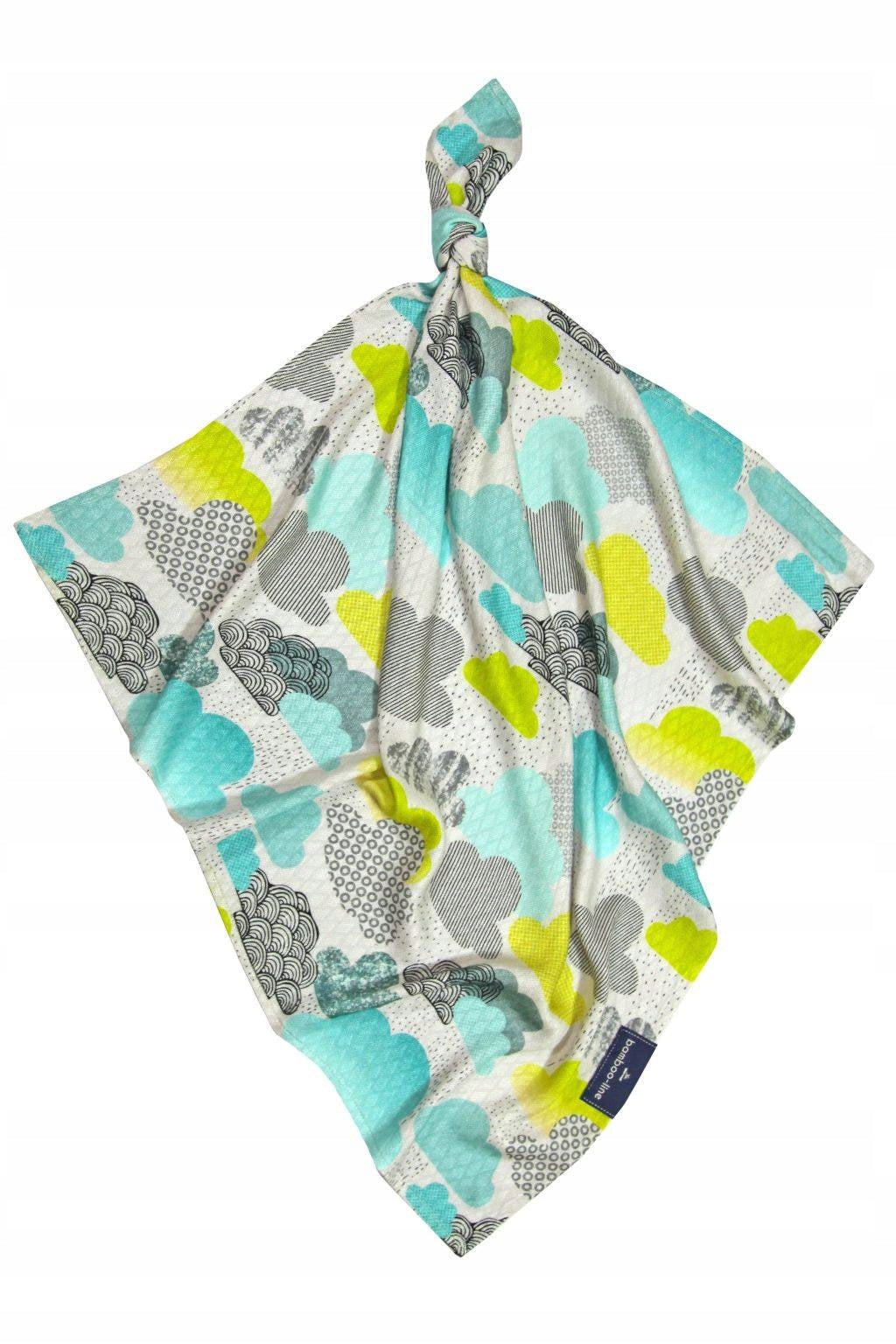 TEXPOL Bamboo diaper 30x30 CLOUDS washer- bib