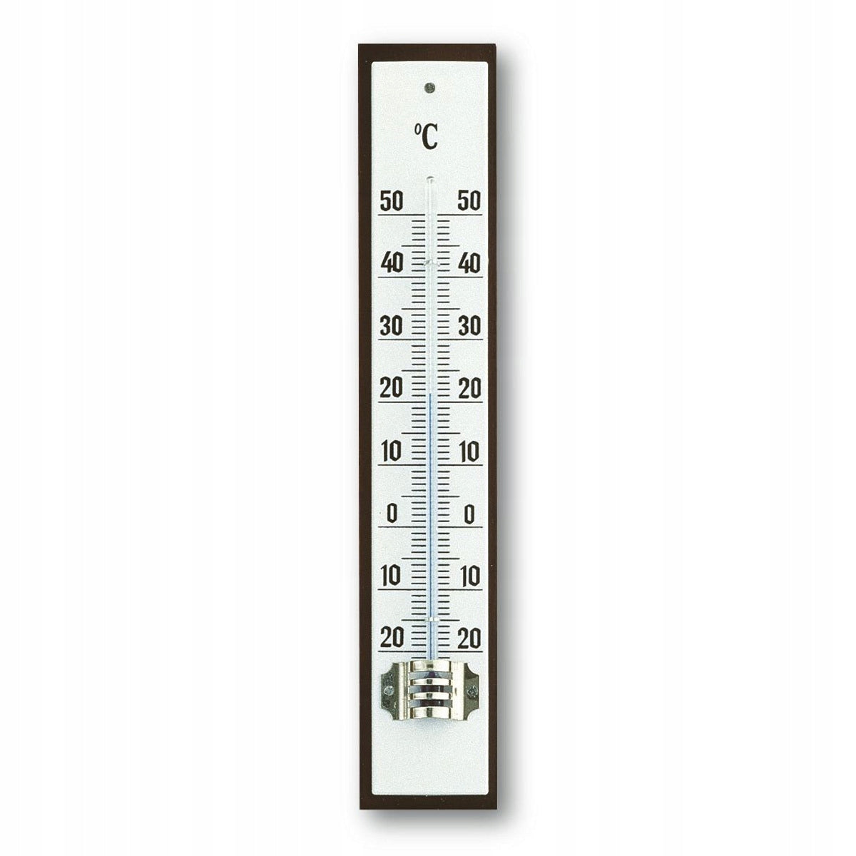 Das Innenthermometer besteht aus Mahagoni TFA 12.1011 