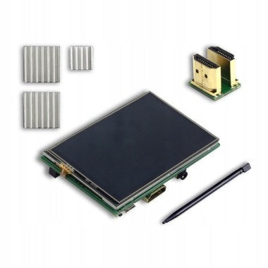 TFT display 3,5" + stylus + heatsinks Batteries included no