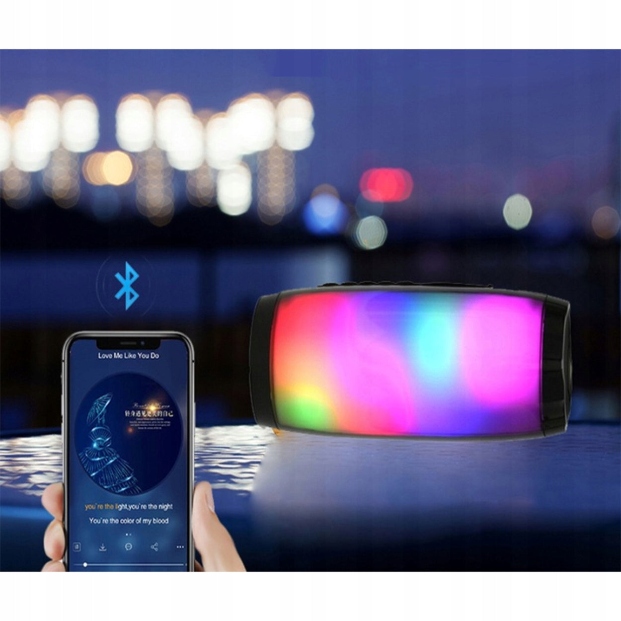 TG-157 Wireless Bluetooth Boombox Led Speaker Manufacturer code SDH1559