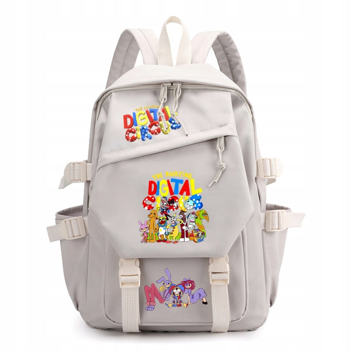 THE AMAZING DIGITAL CIRCUS Surrounding Macarons School Bag Decompression Manufacturer code jhhf1458