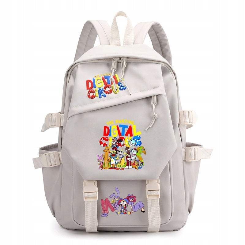 THE AMAZING DIGITAL CIRCUS Surrounding Macarons School Bag Decompression Manufacturer code jhhf1458
