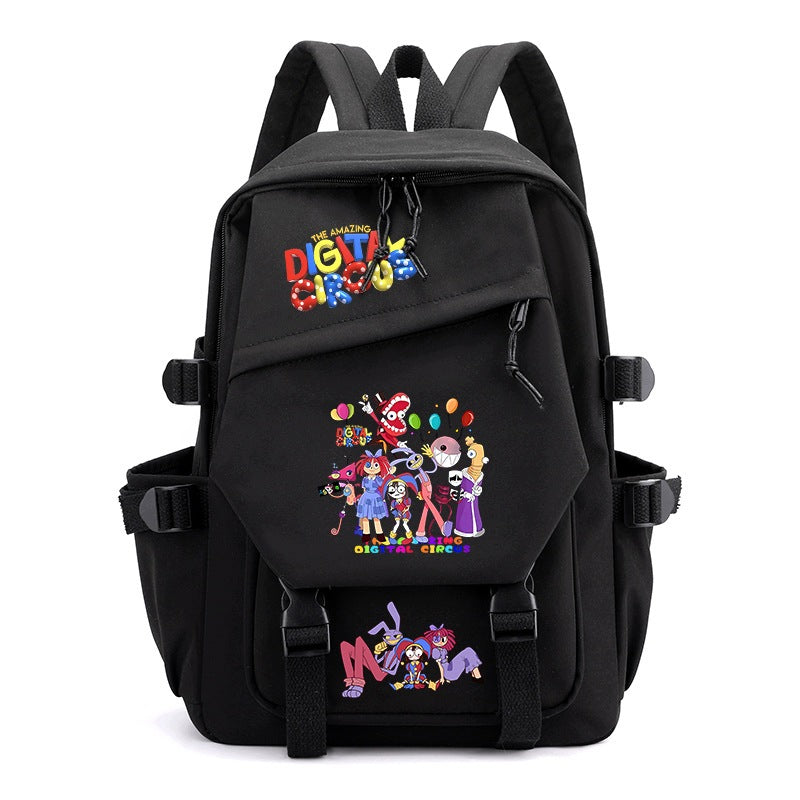 THE AMAZING DIGITAL CIRCUS Surrounding Macarons School Bag Decompression