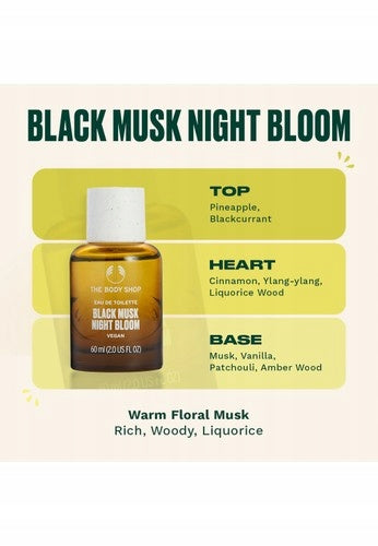 THE BODY SHOP BLACK MUSK NIGHT BLOOM EDT Eau de toilette 60 ml Brand The Body Shop
