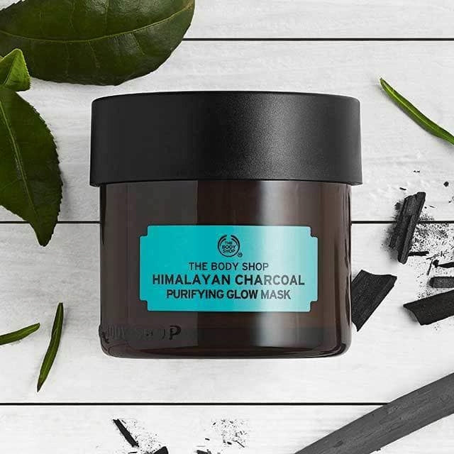 Reinigende, aufhellende Gesichtsmaske The Body Shop Himalayan Charcoal 15 ml 
