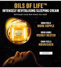 Revitalisierende Nachtgesichtscreme The Body Shop Oils of Life 80 ml 
