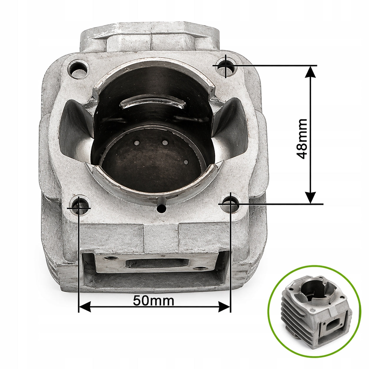 THE CYLINDER ITSELF FOR THE COMBUSTION SCYTHE OF THE MOWER TRIMMER Manufacturer code V90169