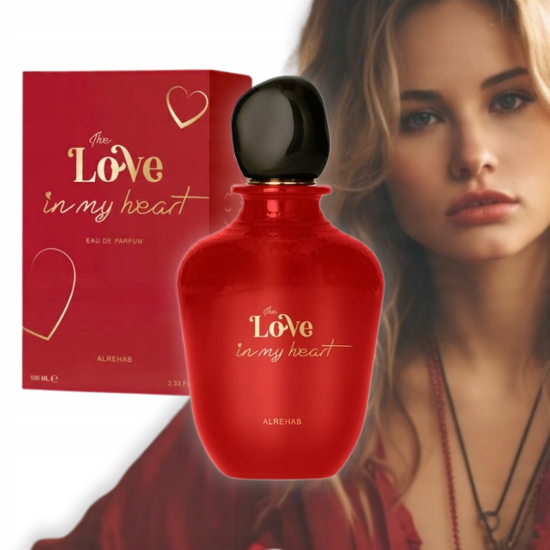 THE LOVE IN MY HEART VANILLA ARABIC FRUIT PERFUME 100 ml AL REHAB EDP Packaging status original