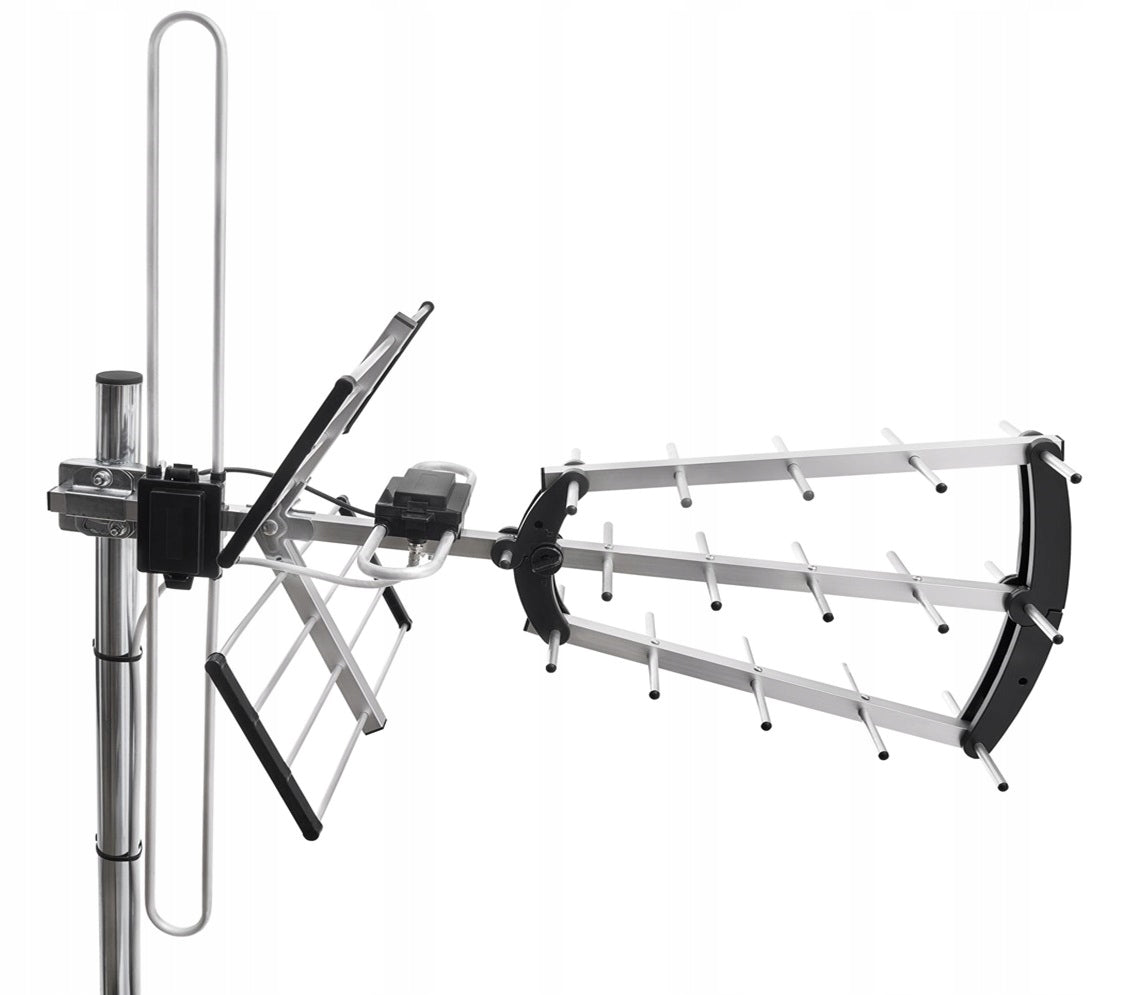 THE MOST POWERFUL DVB-T2 DIRECTIONAL ANTENNA MUX8 4K LTE