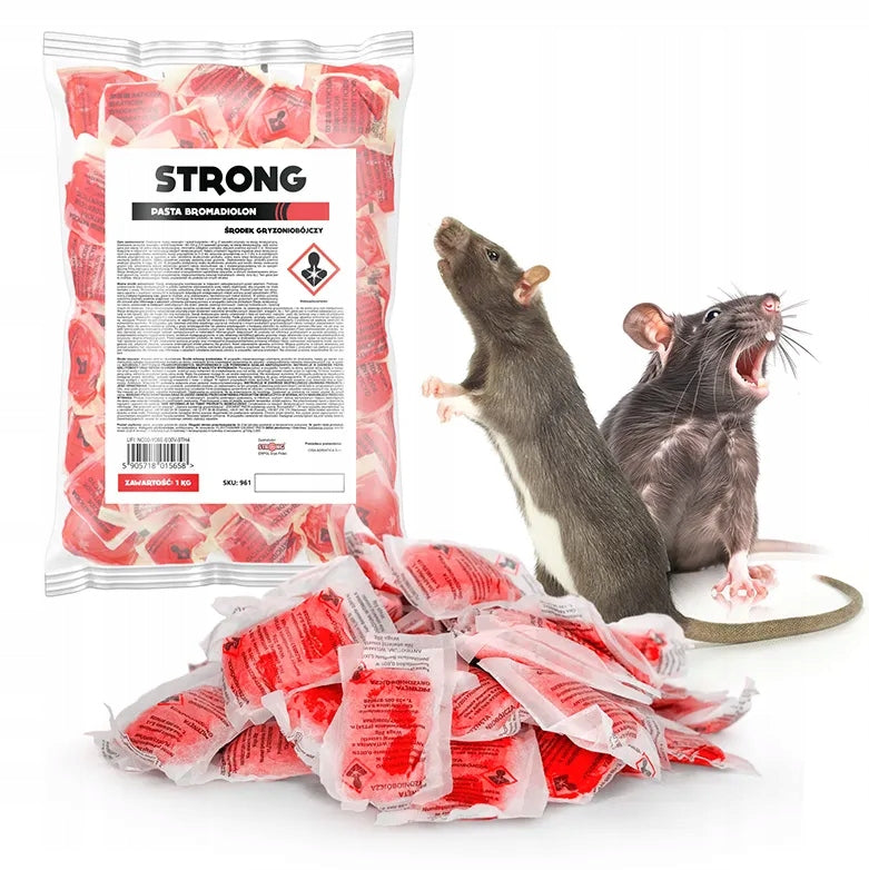 THE STRONGEST POISON FOR MOUSE RATS PASTE BROMADIOLONE 1KG