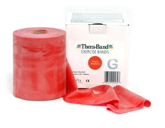 THERA BAND Exercise rubber red 2,5 m tape