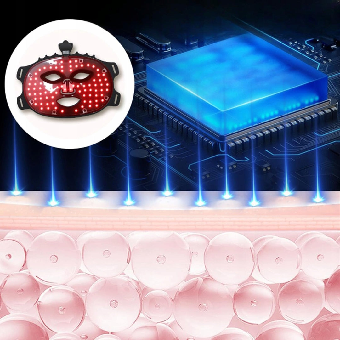 THERAPEUTIC MASK RED LED LIGHT WIRELESS PHOTON THERAPY Brand no brand