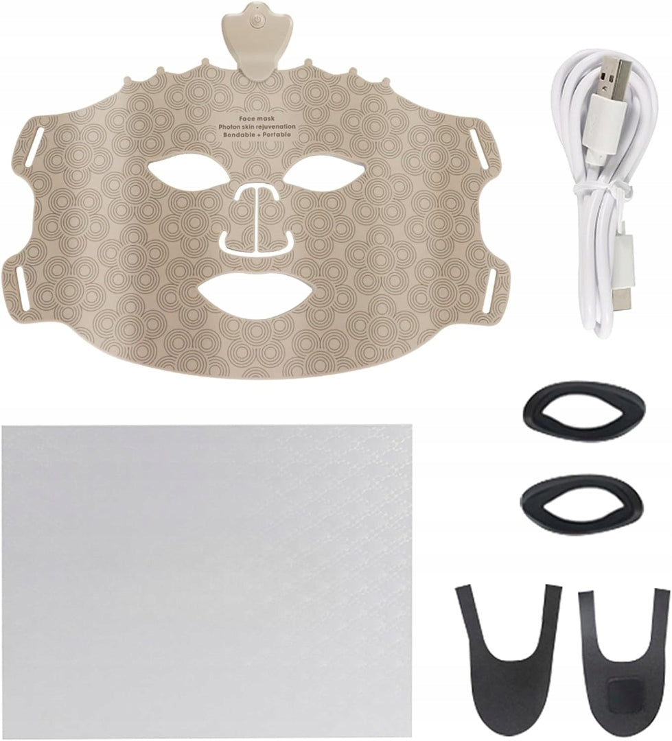 THERAPEUTIC MASK RED LED LIGHT WIRELESS PHOTON THERAPY
