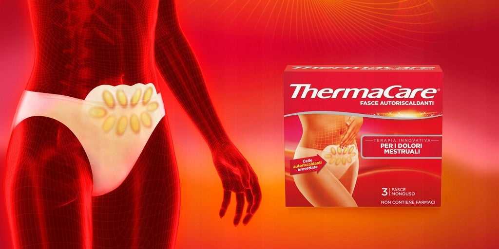 THERMACARE WARMING CUSHIONS effect up to 8 hours MENSTRUAL 3 pcs. Form patch