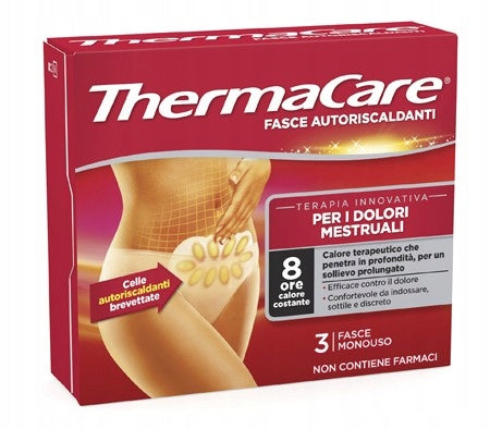 THERMACARE WARMING CUSHIONS effect up to 8 hours MENSTRUAL 3 pcs.