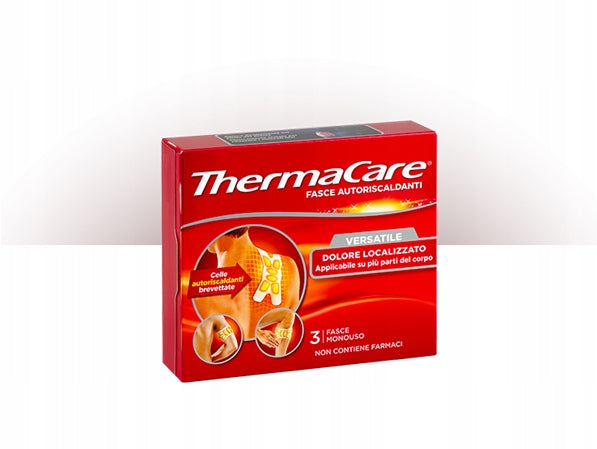 THERMACARE analgesic warming patches, back, arms, legs 3pcs