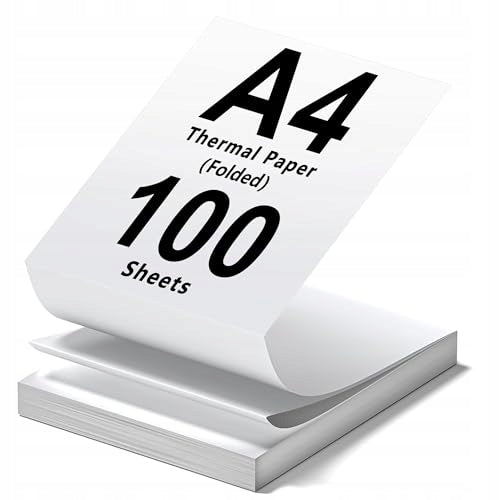 THERMAL A4 100 SHEETS COMPATIBLE WITH QUICK-DRYING THERMAL PRINTERS Manufacturer code Bez marki