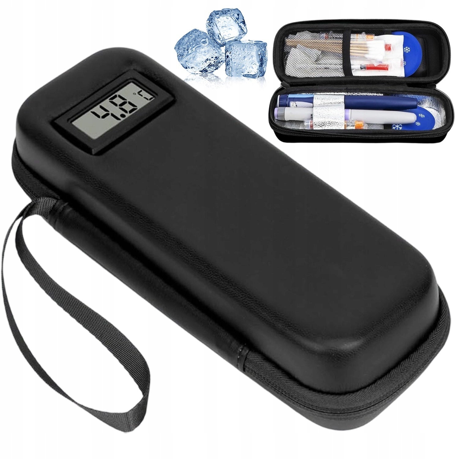 THERMAL BAG FOR MEDICINES WITH TEMPERATURE DISPLAY COMPACT REFRIGERATOR
