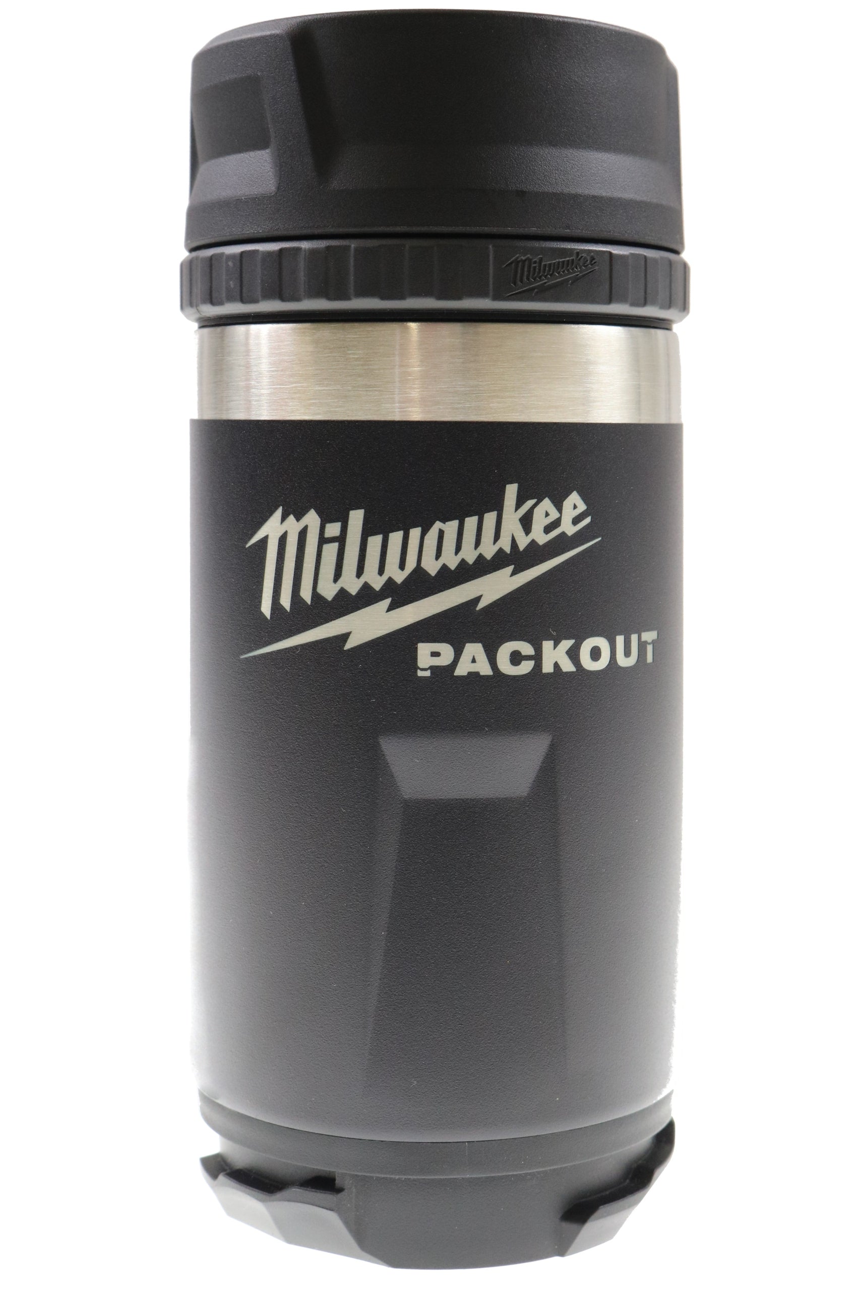 THERMAL BOTTLE THERMOS SMALL WITH LID BLACK 355ML PACKOUT MILWAUKEE Manufacturer code 4932498978