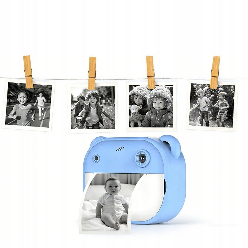 THERMAL CAMERA FOR CHILDREN WITH INSTANT PRINT FUNCTION, TWO CAMERAS Model High-definition dual-lens printing camera
