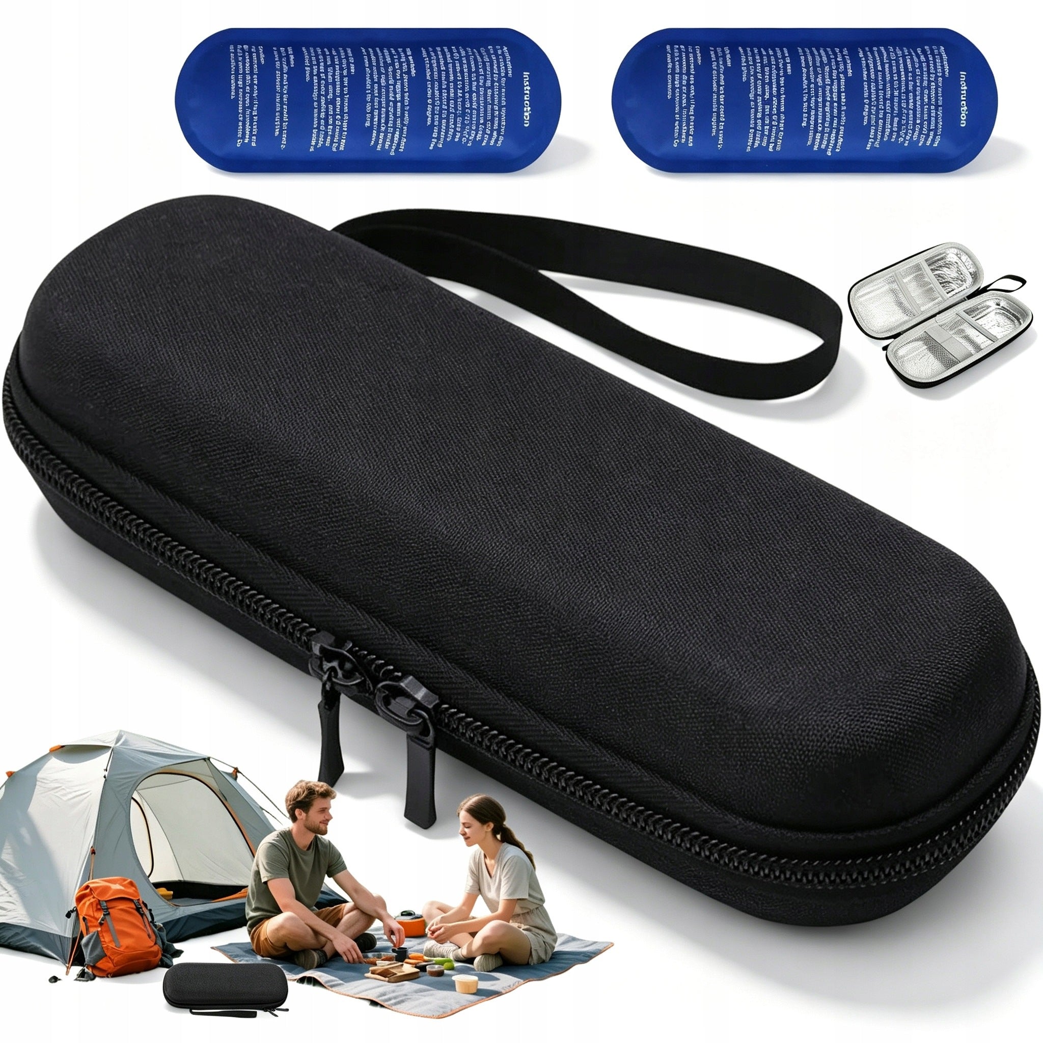THERMAL COOLING BAG FOR INSULIN NYLON HANDY CASE DRUGS DIABETIC
