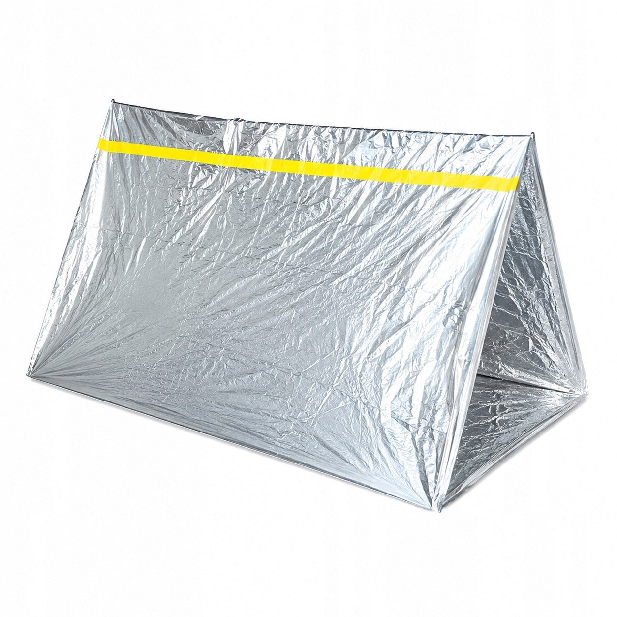 THERMAL EMERGENCY TENT FOR TWO PEOPLE LARGE REUSABLE INSULATION Packaging status original