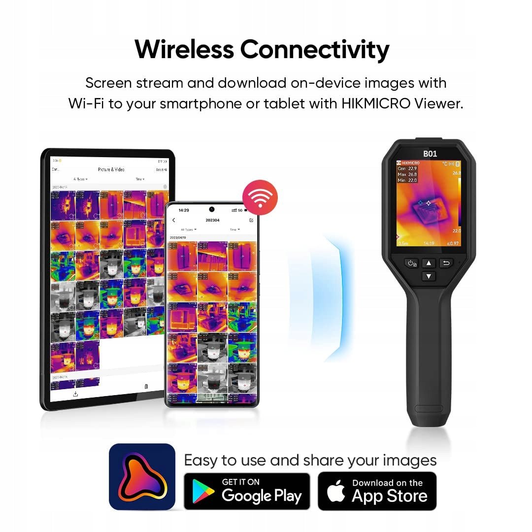 THERMAL IMAGING CAMERA 256X192 WIFI LCD 3,2 INCH 25HZ RANGE -20 TO 550C EAN (GTIN) 5905724635086