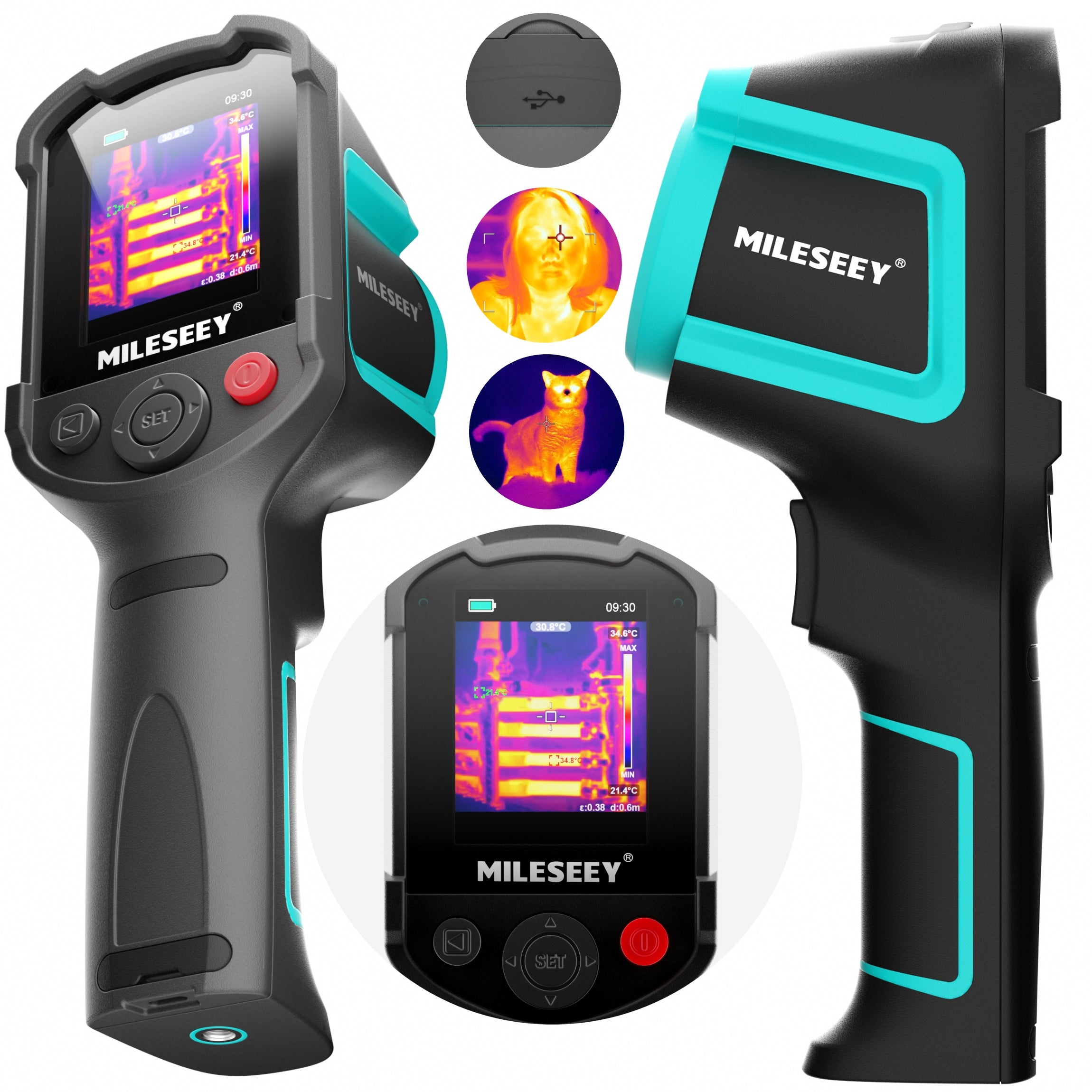 THERMAL IMAGING CAMERA PRO –20 +550 USB-C LCD 2.8" ALARM 9h WORK PHOTO RECORDING