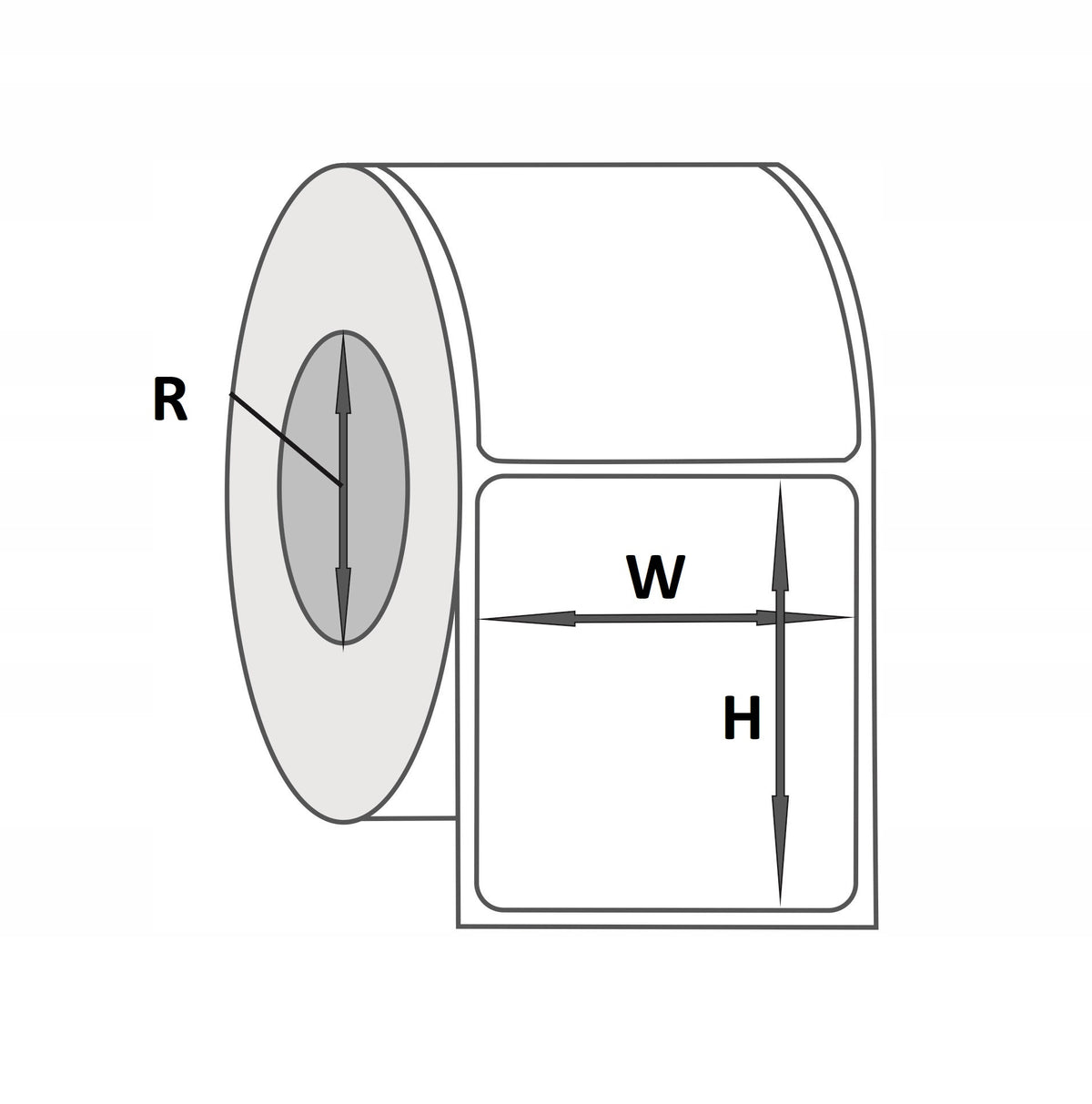 THERMAL LABELS 100X150 PERFORATION Adhesive RUBBER Manufacturer maTias