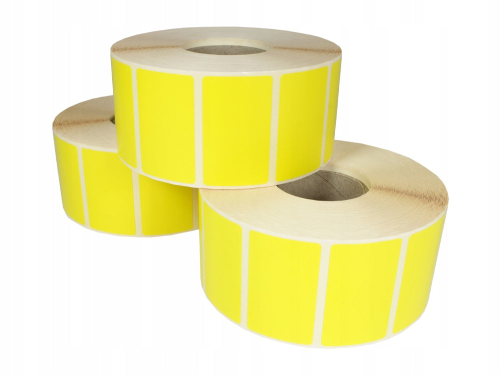 THERMAL LABELS 100x20 3000 PCS Yellow