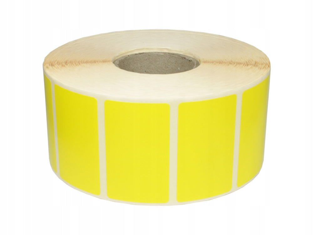 THERMAL LABELS 70x35 2000 PCS Yellow