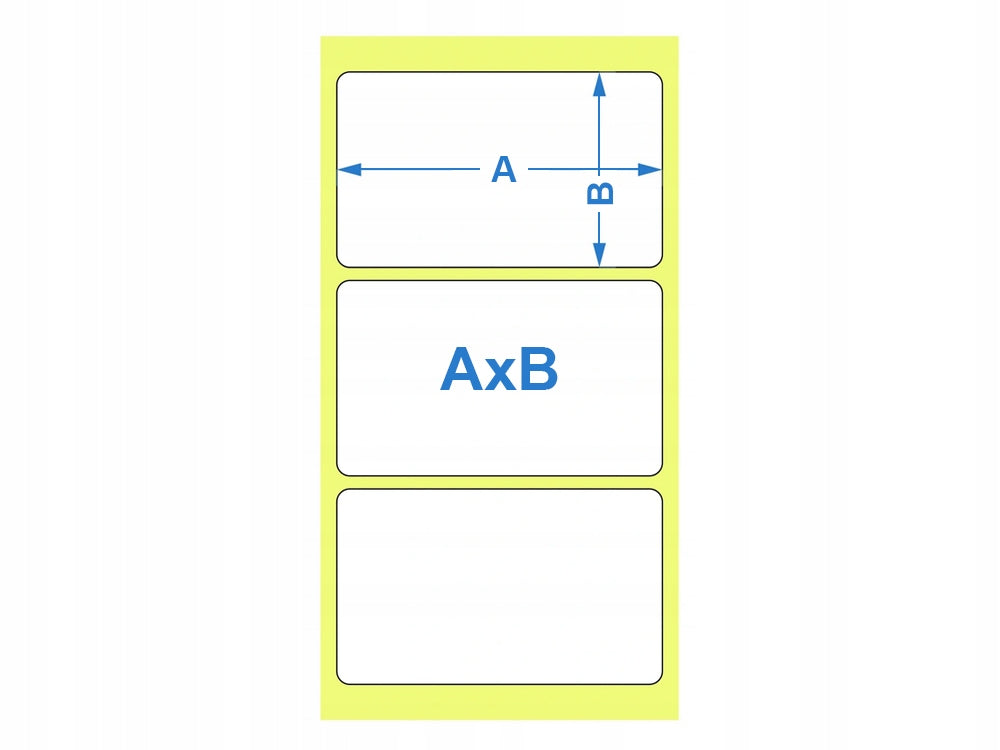 THERMAL LABELS 80X30 2000 PCS Purple Manufacturer Eplomby.pl