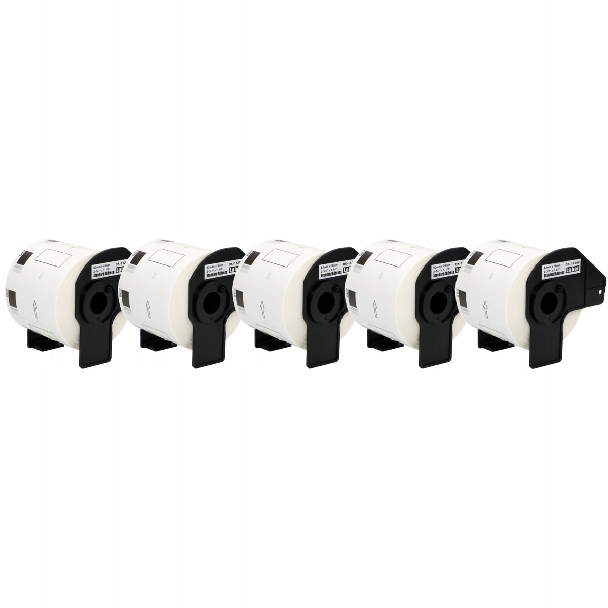 THERMAL LABELS DK11209 FOR BROTHER QL DK-11209 SET OF 5 ROLLS